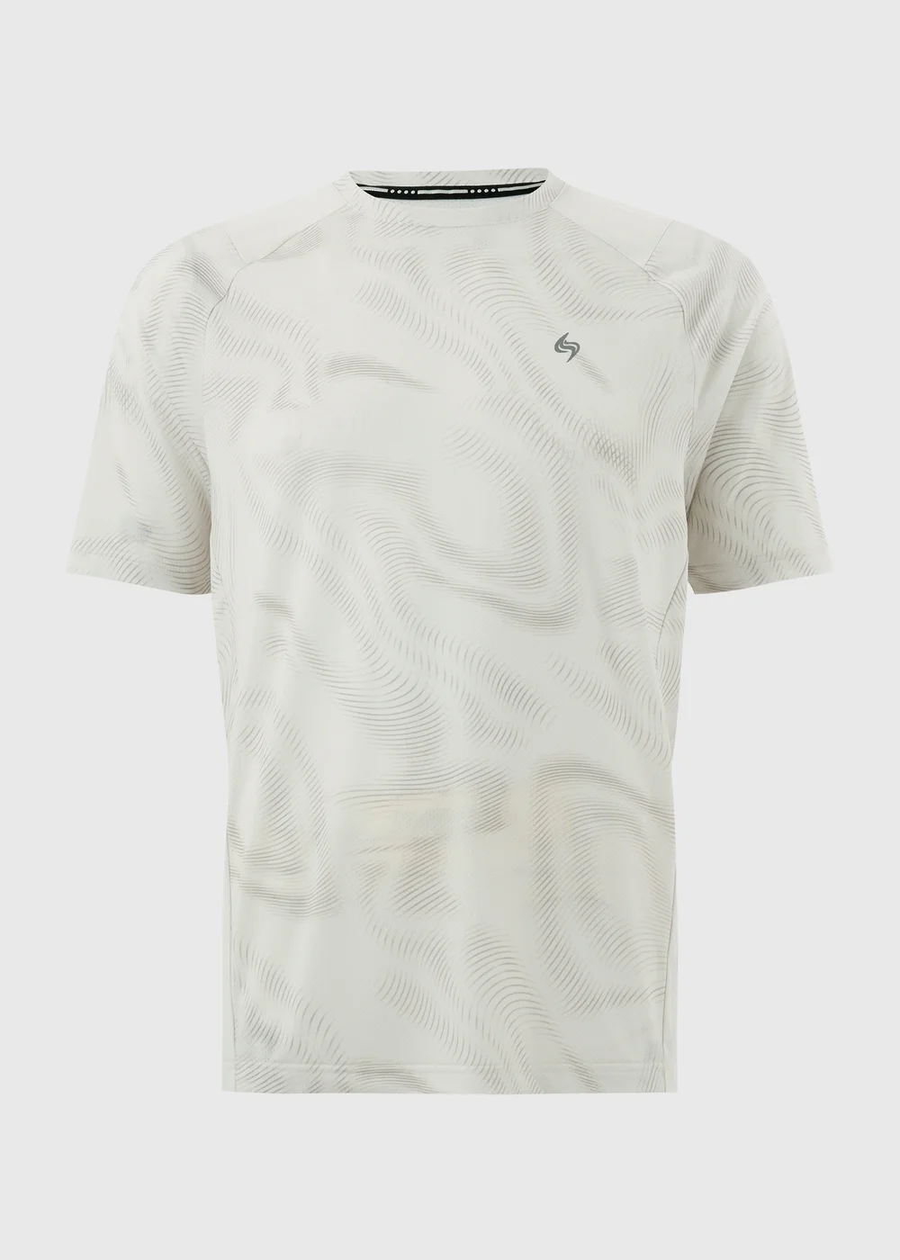 Souluxe Cream Swirl Sports T-Shirt - XL Image 4