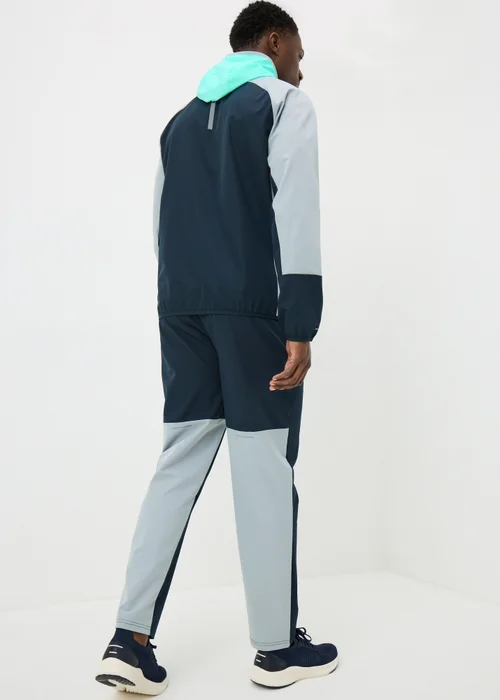 Souluxe Navy Woven Panel Co Ord Jogging Bottoms - Extra small Image 3
