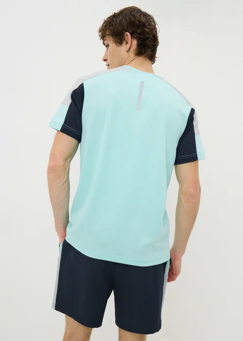 Souluxe Navy Woven Panel Co Ord Shorts - Extra small Image 3