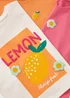 3 Pack Girls Pink Lemon T-Shirts (1-7yrs) - 1 to 1 half years Image 2