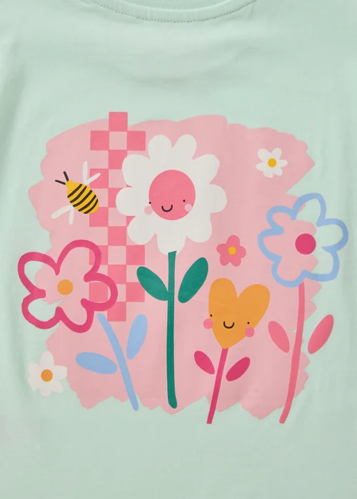 Girls Sage Mummy's Bestie T-Shirt (1-7yrs) - 1 to 1 half years Image 2