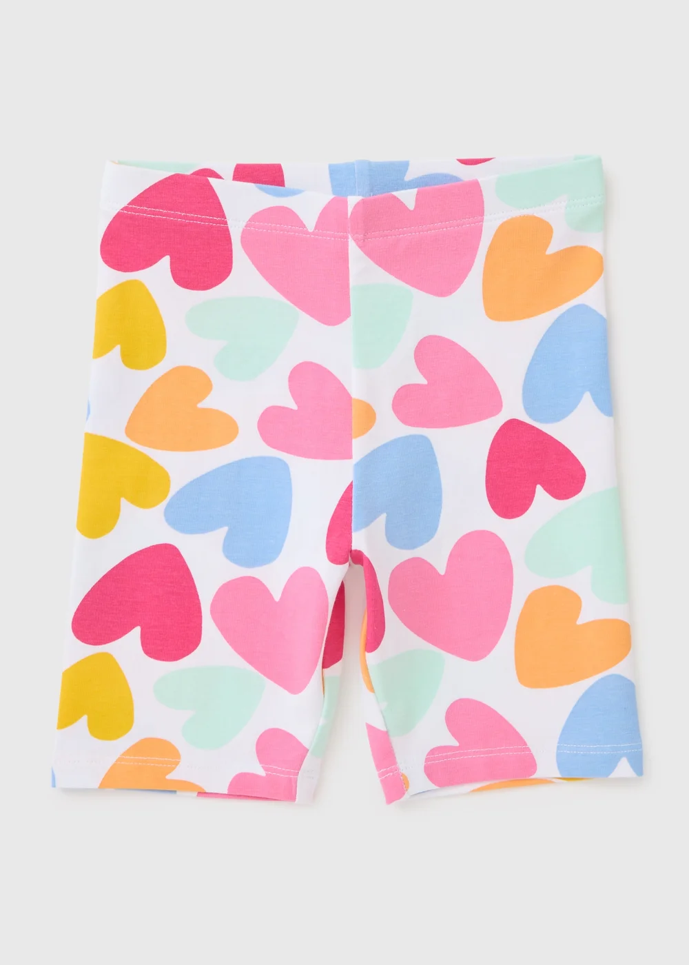 Girls Multicoloured Playful Heart Shorts (1-7yrs) - 1 to 1 half years Image 1