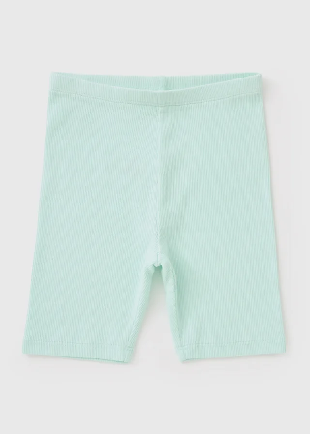 Girls Sage Ribbed Shorts (1-7yrs)