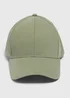Khaki Cotton Cap - One Size Image 1