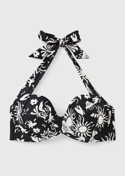 Black Celestial Shapewear Underwired Bikini Top - 32A Image 3