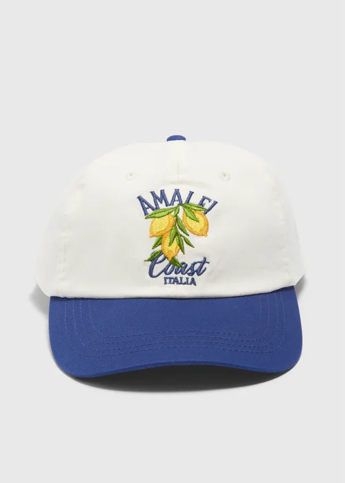 Blue Lemon Embroidered Cap - One Size Image 1