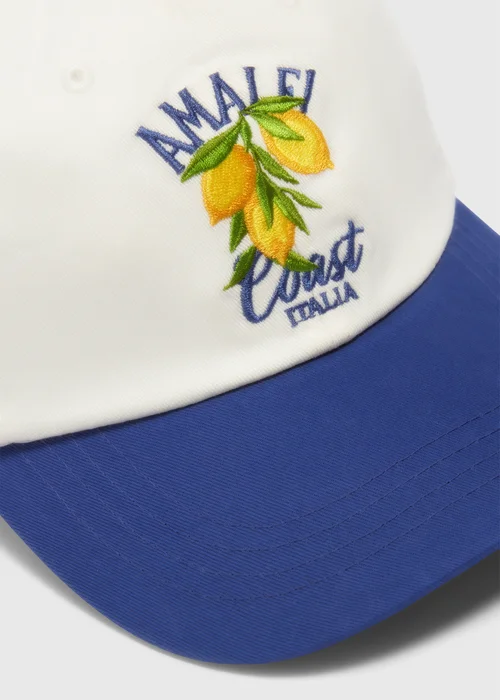 Blue Lemon Embroidered Cap - One Size Image 2