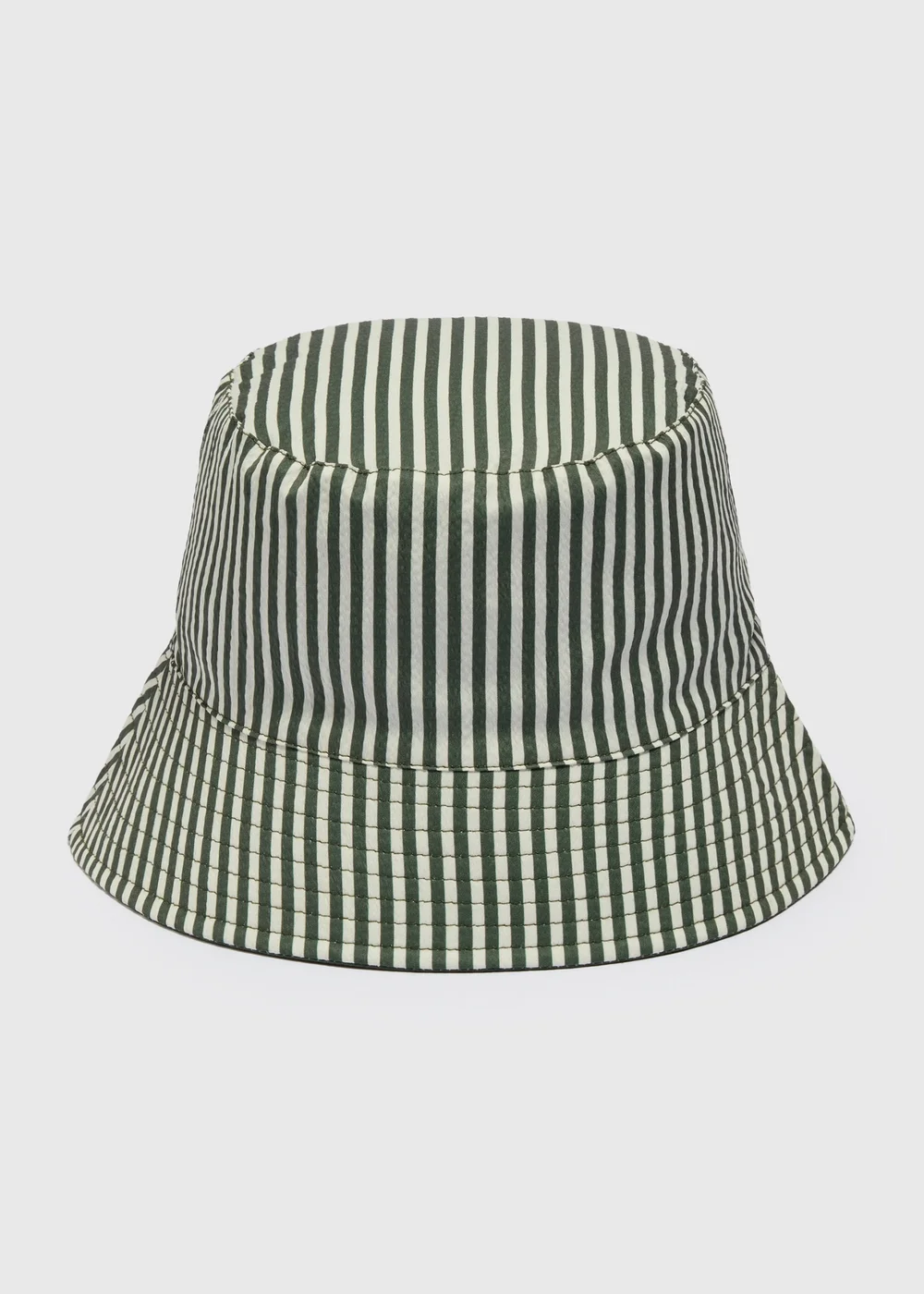 Green Stripe Reversible Bucket Hat - S/M Image 1