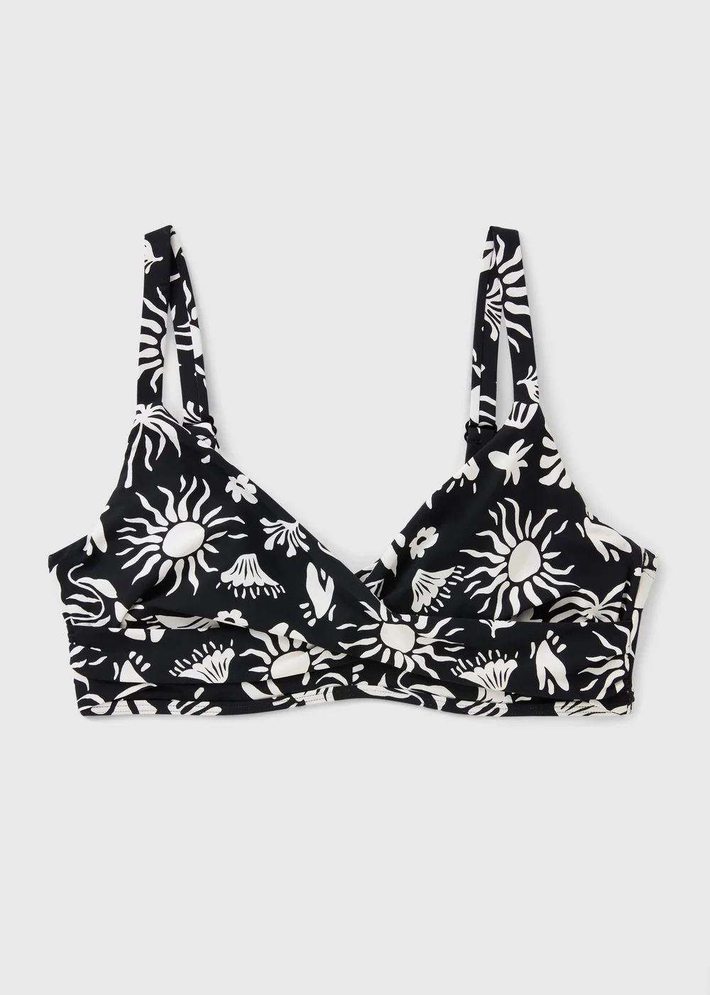 DD+ Black Celestial Shapewear Bikini Top - 32DD Image 1