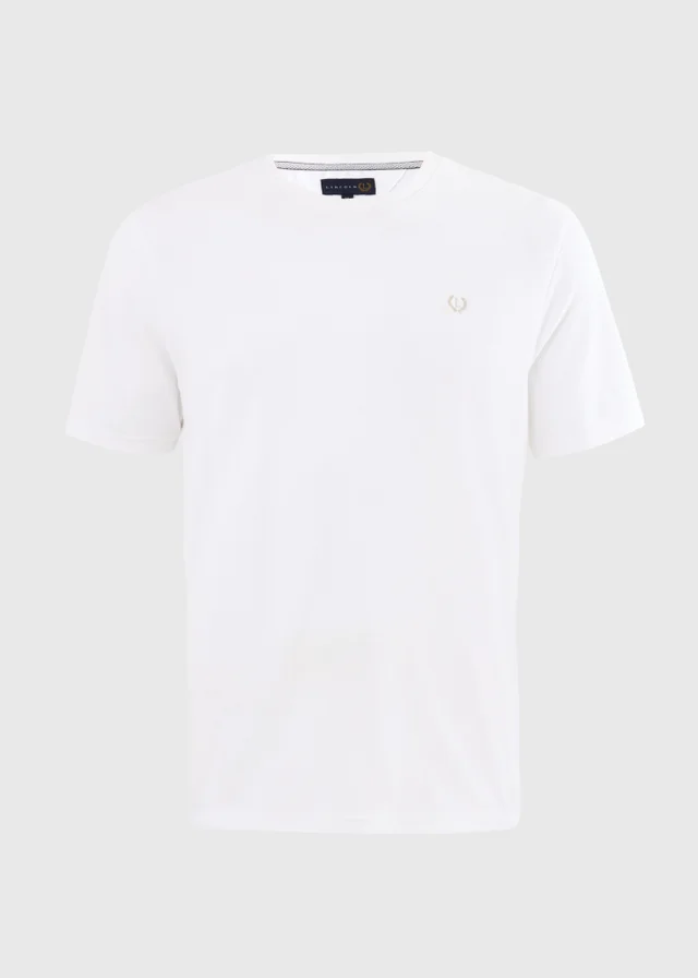 Lincoln Solid White T-Shirt