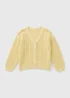 Girls Yellow Knitted Cardigan (1-7yrs) - 1 to 1 half years Image 1