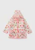 Girls Pink Floral Translucent Mac (1-7yrs) - 1 to 1 half years Image 1