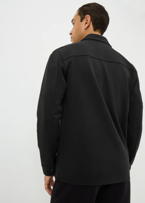 Black Interlock Co Ord Shacket - S Image 3