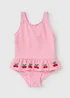Girls Pink Cherry Frill Swimming Costume (1-7yrs) - 1 to 1 half years Image 1