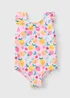 Girls Pink Fruit Swimming Costume (1-7yrs) - 1 to 1 half years Image 1