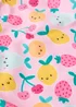 Girls Pink Fruit Swimming Costume (1-7yrs) - 1 to 1 half years Image 2