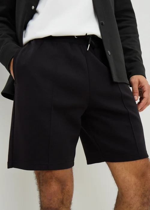 Black Smart Jogging Shorts - Small Image 2