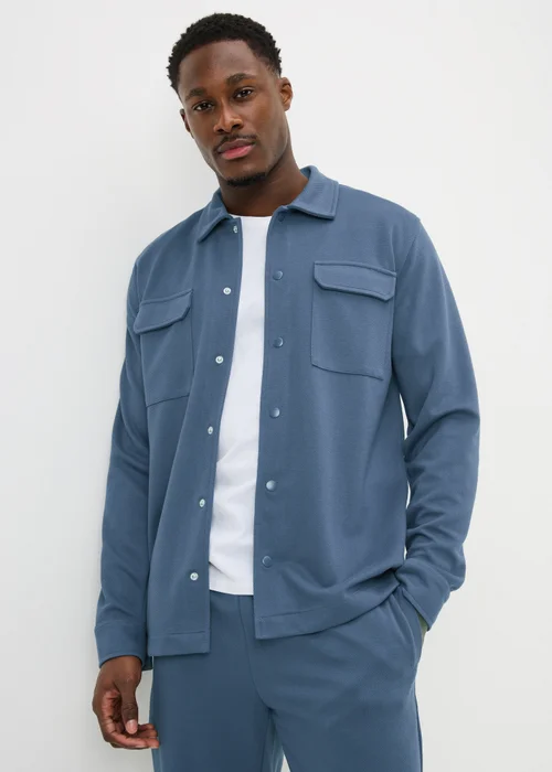 Blue Co Ord Shacket - Small Image 1