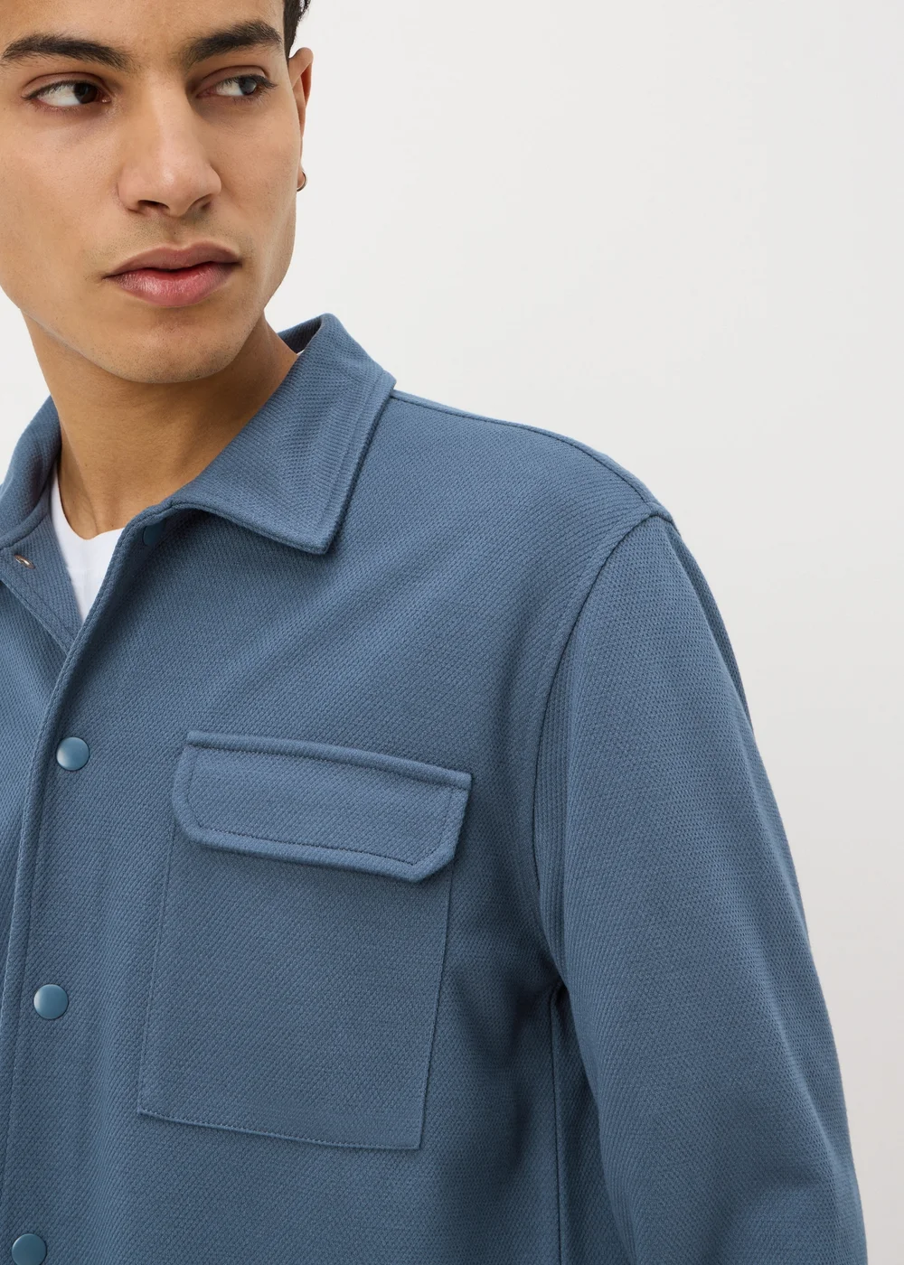 Blue Co Ord Shacket - Small Image 3