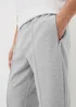Grey Seam Front Tapered Co Ord Jogging Bottoms - Small Image 3