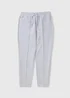 Grey Seam Front Tapered Co Ord Jogging Bottoms - Small Image 4
