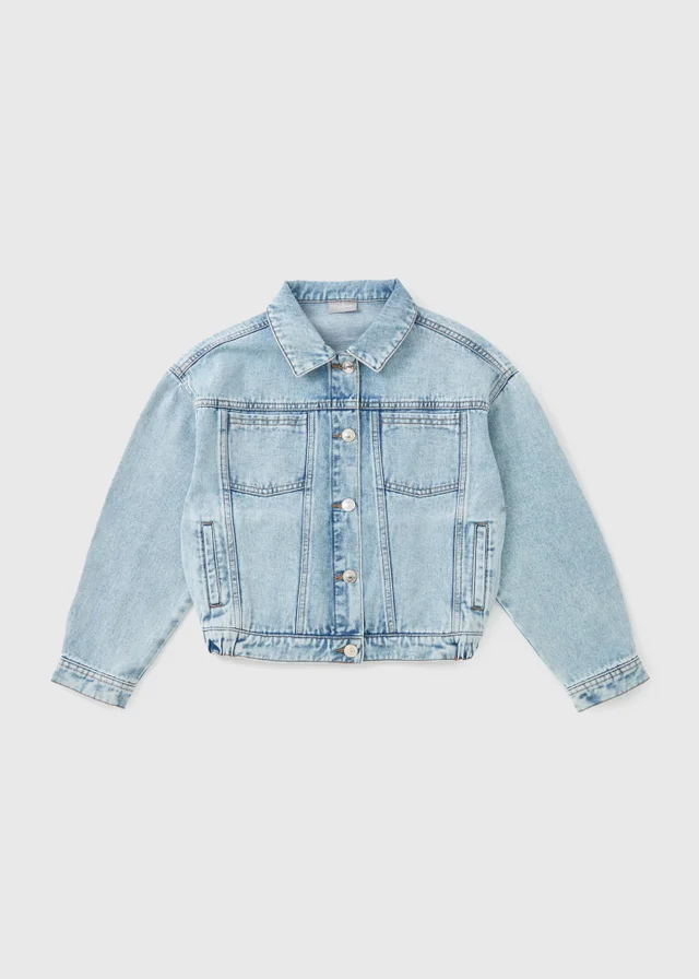 Girls Mid Wash Denim Jacket (7-15yrs)