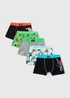 Marvel 5 Pack Boys Multicolour Boxers (4-13yrs) - Age 4 - 5 Years Image 1