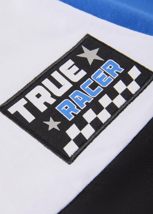 Boys Black Motorsport Pyjama Set (7-13yrs) - Age 7 Years Image 2