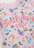 Girls Pink Birthday Girl Short Pyjama Set (1-7yrs) - 1 to 1 half years Image 2