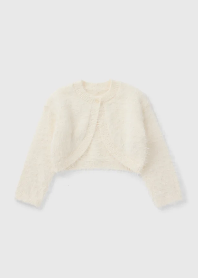 Girls Cream Occasion Cardigan (1-7yrs)