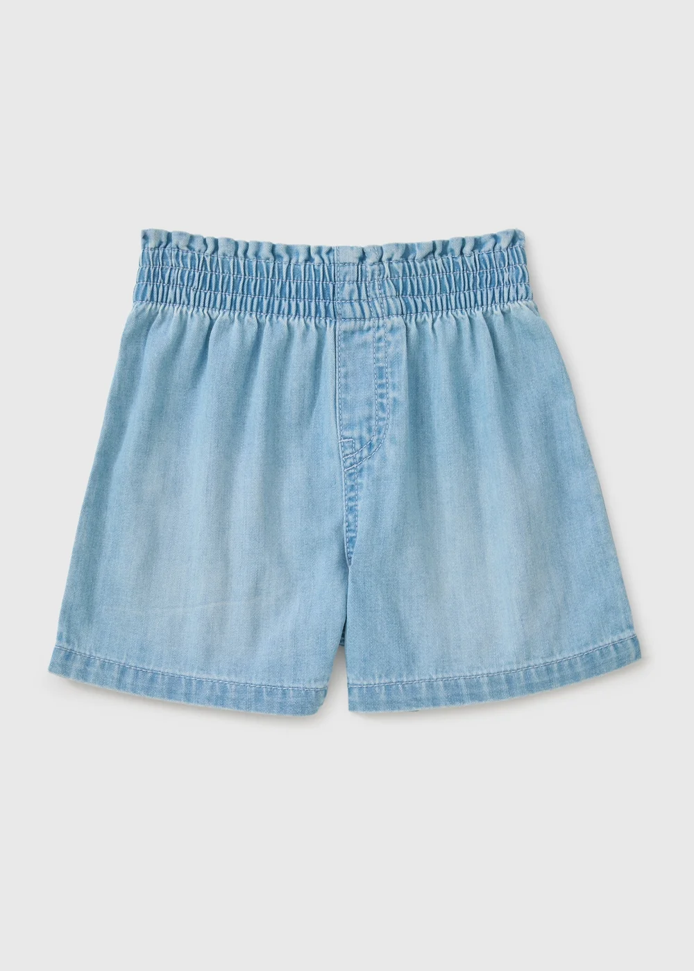 Girls Light Wash Denim Shorts (1-7yrs) - 1 to 1 half years Image 1