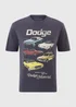 Navy Dodge Printed T Shirt - Small Image 3