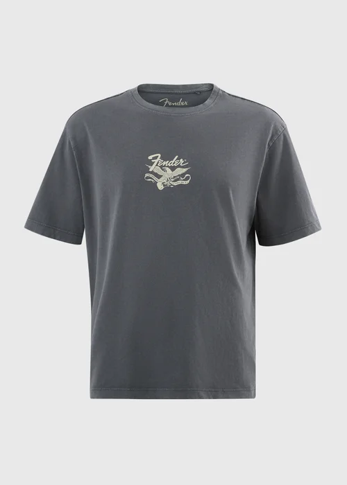 Charcoal Fender Back Graphic T-Shirt - Small Image 4