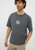 Charcoal Fender Back Graphic T-Shirt - Small Image 1