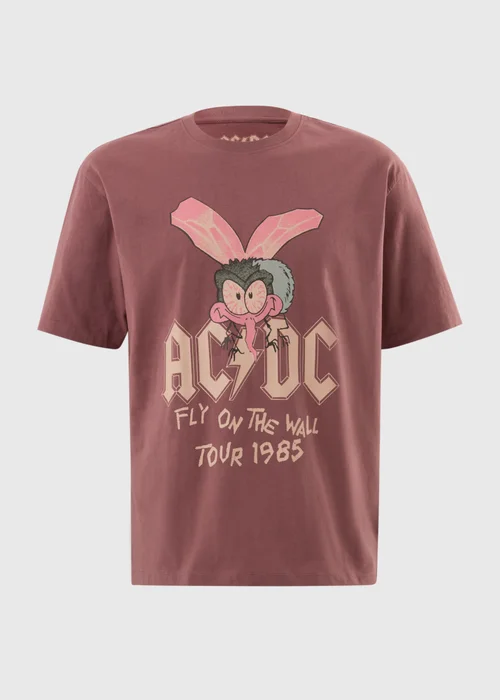 AC DC Maroon Band T-Shirt - Small Image 4