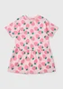 Girls Pink Strawberry Dress (1-7yrs) - 1 to 1 half years Image 1