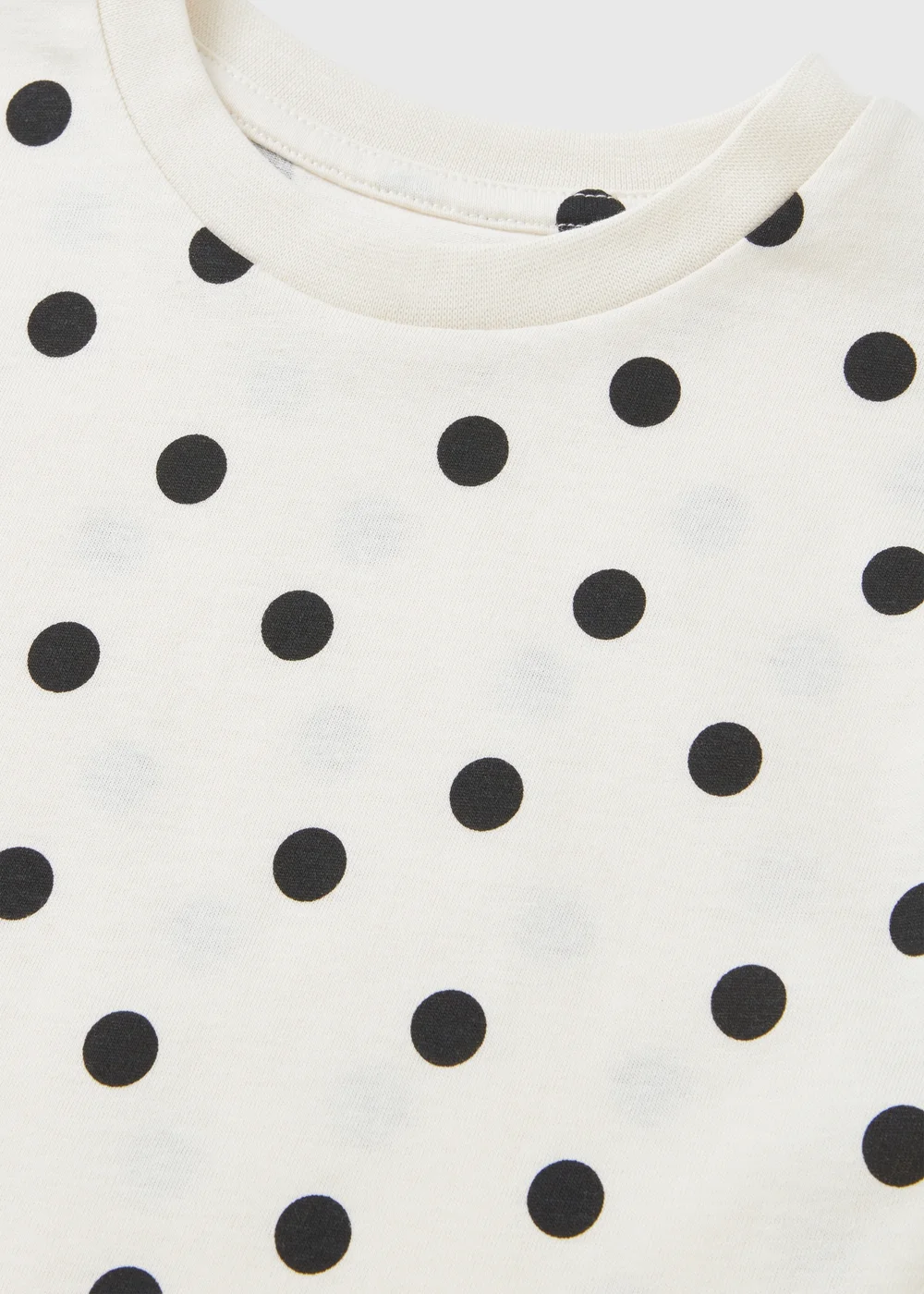 Girls Cream Polka Dot Dress (1-7yrs) - 1-1.5 Yrs Image 2
