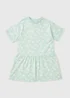 Girls Green Daisy Dress (1-7yrs) - 1-1.5 Yrs Image 1