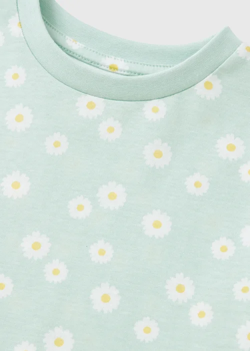 Girls Green Daisy Dress (1-7yrs) - 1-1.5 Yrs Image 2