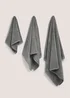 Grey Luxury Zero Twist Towels - Hand Towel Image 1