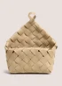 Neutral Woven Hanging Storage Basket Image 1