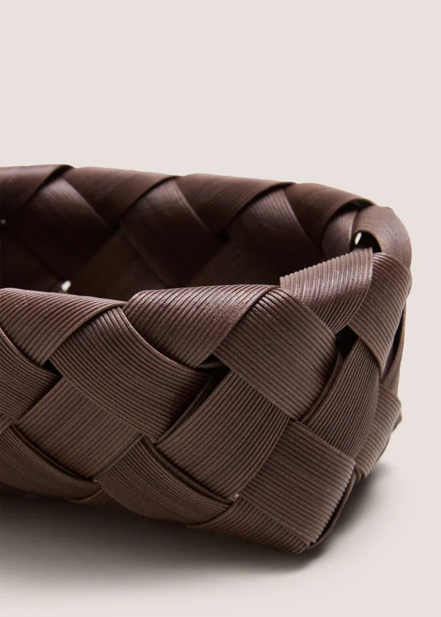 Brown Woven Small Basket