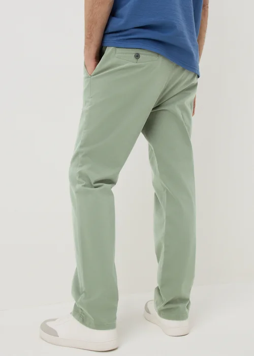 Lincoln Green Chino Trousers - 32 Waist Regular Image 1