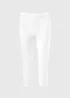 White Rosie Cropped Jeggings - Size 8 Image 1