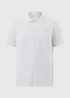 White Waffle Jersey Short Sleeve Shirt - Small Image 4