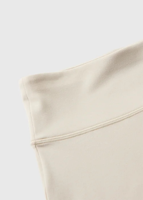 Girls Cream Soft Touch Cycling Shorts (7-15yrs) - Age 7 Years Image 2