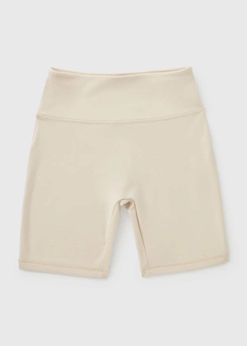 Girls Cream Soft Touch Cycling Shorts (7-15yrs) - Age 7 Years Image 1