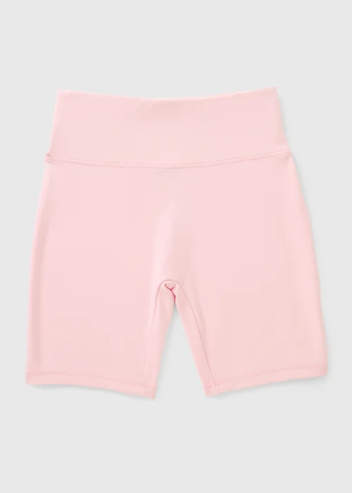 Girls Pink Soft Touch Cycling Shorts (7-15yrs) - Age 7 Years Image 1