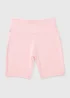 Girls Pink Soft Touch Cycling Shorts (7-15yrs) - Age 7 Years Image 1