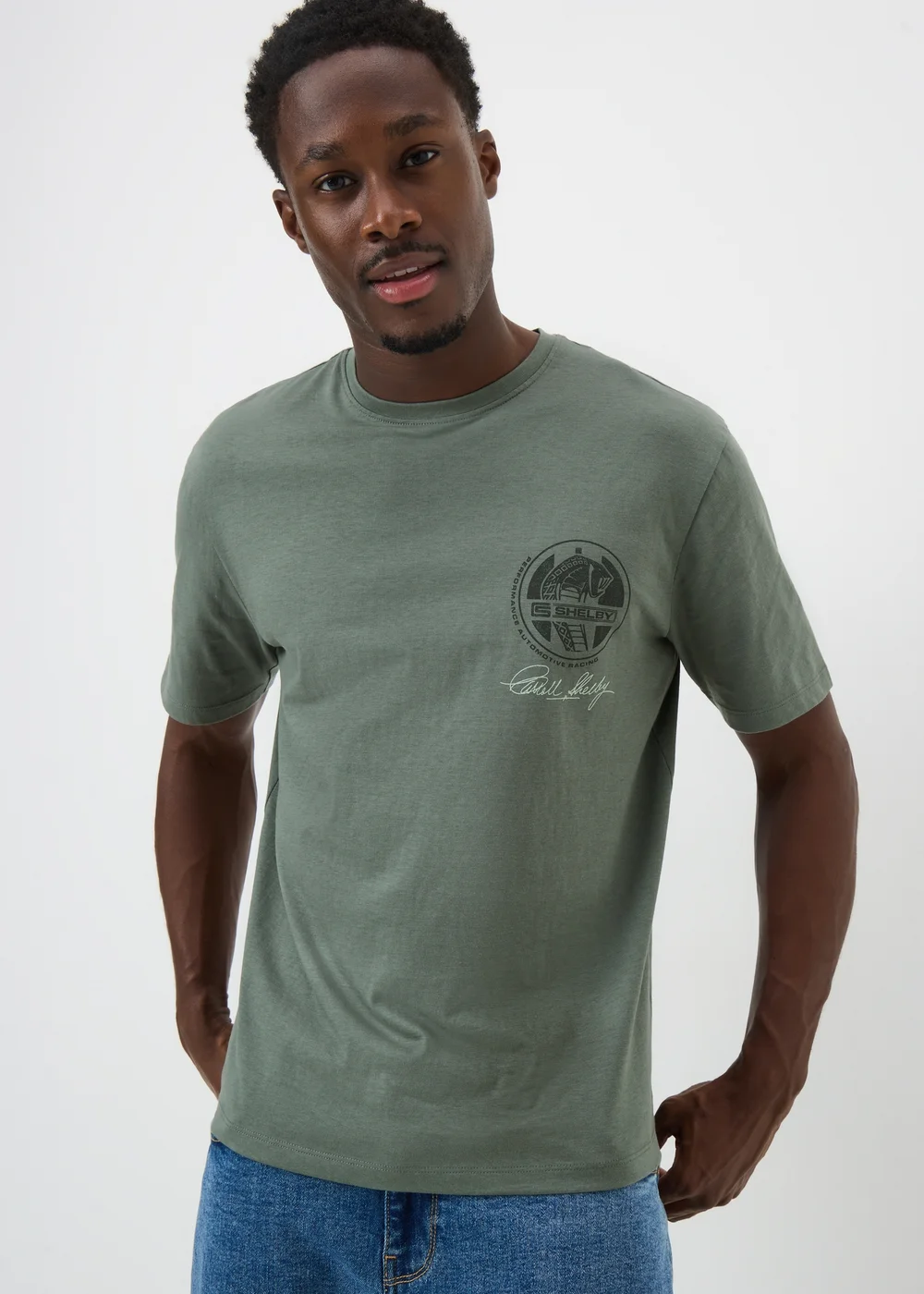 Green Shelby Cobra Printed T-Shirt - Small Image 1